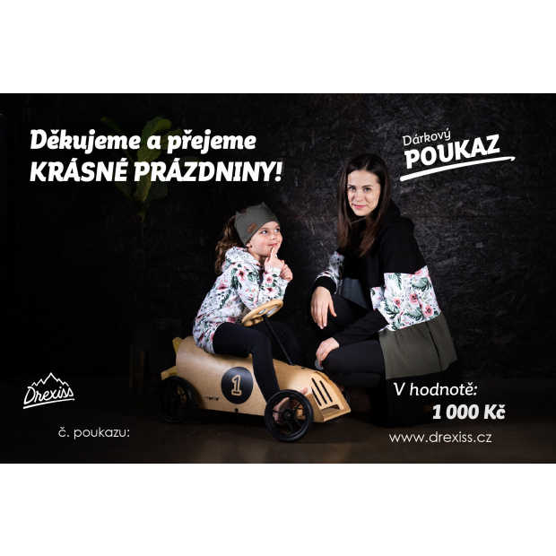  IceDress Dárkový poukaz PRÁZDNINY - 1000,-Kč