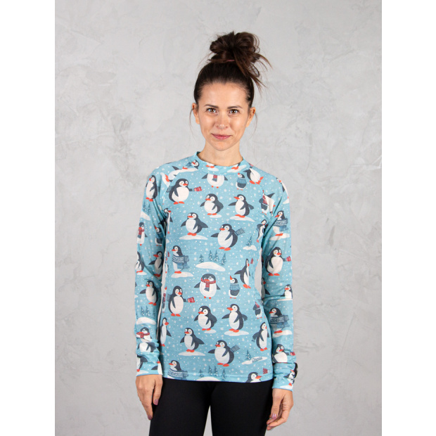  IceDress Drexiss ALL PINGUINS MERINO ACTIVE dlouhý rukáv