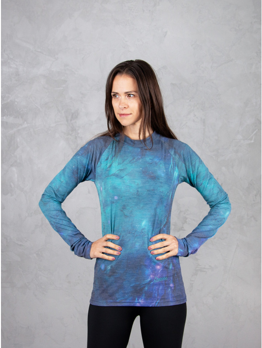 IceDress Drexiss ALL MYSTIC OCEAN MERINO ACTIVE dlouhý rukáv